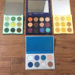 Lot of 4 colourpop palettes